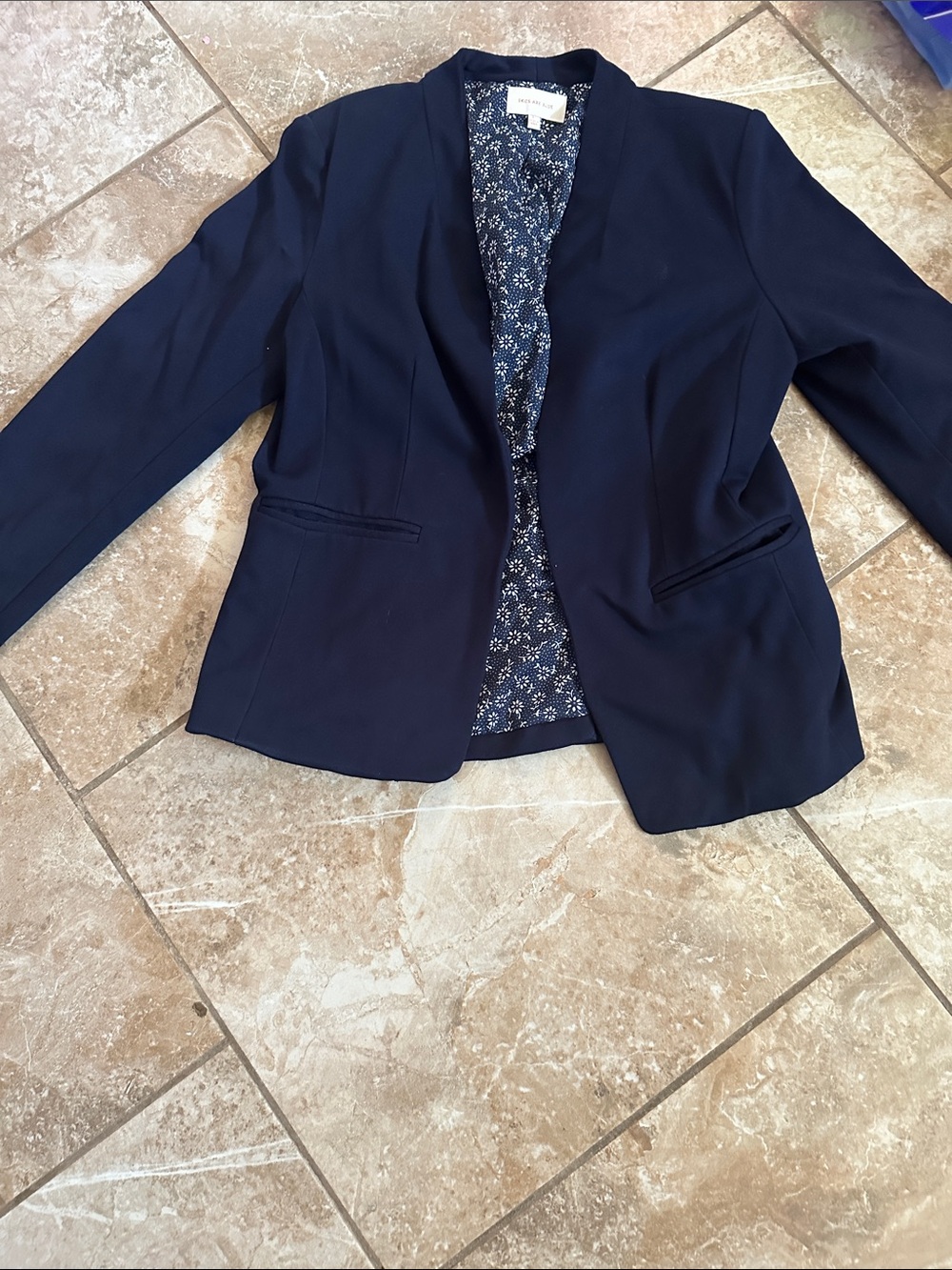 Skies are blue blazer